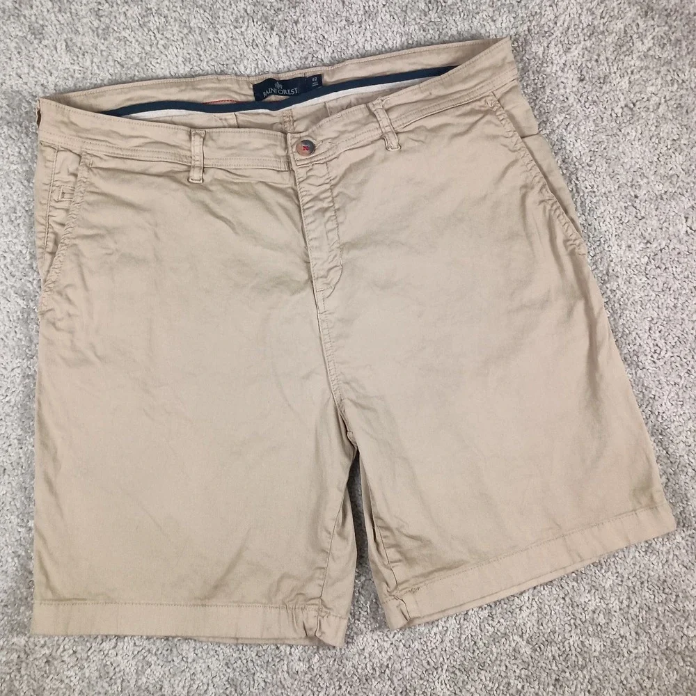 Rainforest Men's Size 42 Comfort Stretch Khaki Shorts